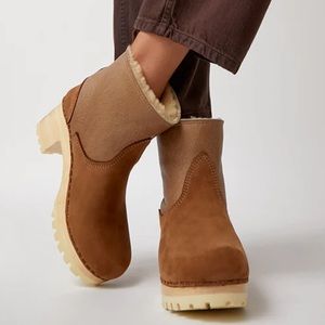 Shearling Clog Boot NWT